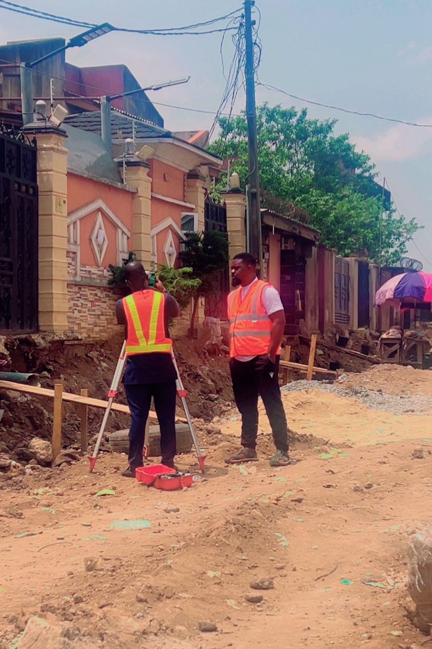 Drainage construction works